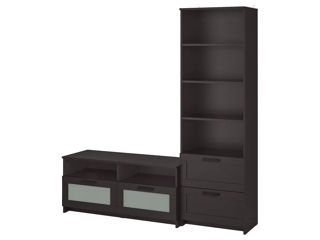 Living IKEA Brimnes Black 180x41x190cm, profită de preț avantajos foto 1