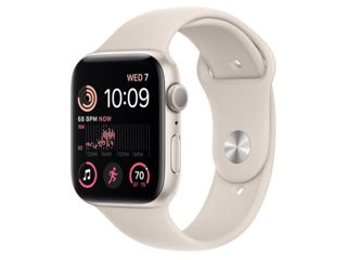 Apple Watch Se 2 44Mm Aluminum Case With Starlight Sport Band, Mnjx3 Gps, Starlight foto 1
