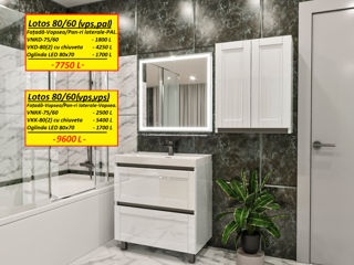 Мебель в ванную МДФ глянец/мат.Фабрика. Mobilier baie MDF lucios/mat (high gloss).De la producator. foto 16