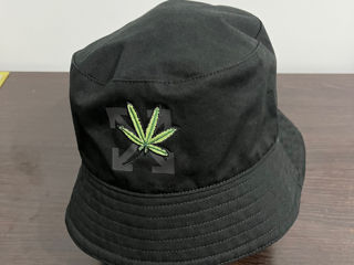 Off White Weed Bucket Hat foto 1