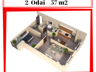Apartament - 2 odai - 28 499 euro ! foto 11