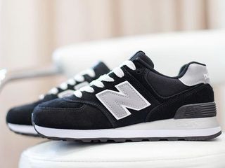 new balance 574 black white  размеры 36-41 в наличии foto 2