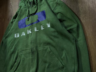 Зелёное зип-худи Oakley фото 4