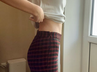 Pull and Bear Pantaloni in carouri XS foto 6