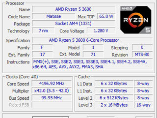 AMD Ryzen 5 3600 foto 2