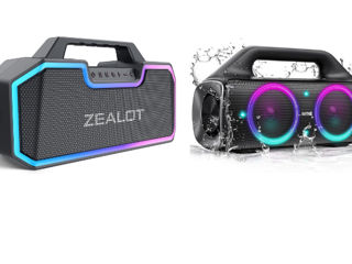 Boxe Bluetooth Zealot 80W Rezistente la Apă și Model AK-ZG-02 Wireless – Calitate Premium foto 0
