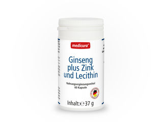 Ginseng + Zinc + Lecitina Женьшень + Цинк + Лецитин