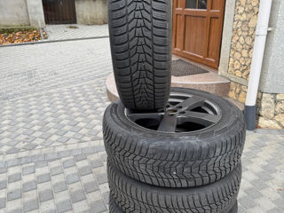 Jante hyubdai santa fe plus cauciucuri iarna hankook 235/60/r18 foto 7