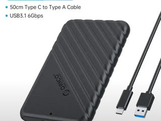 Orico HDD case Type-C. 2,5 SATA для Type-C USB3.1 foto 4