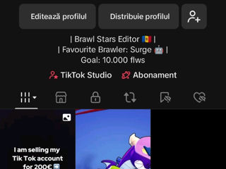 Vând cont de TikTok cu 7000 Foloweri!!