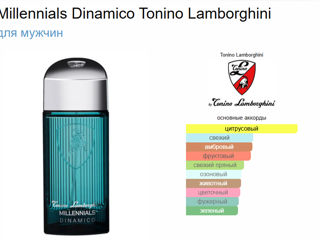 Tonino Lamborghini Millenials Dinamico 75ml For men foto 2