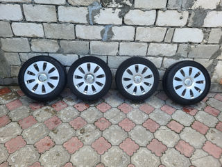 Продам  оригинал  комплект  диски с колёсами. Audi. 195/55.R16.Bridgestone. foto 4