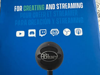 Vind microfon premium, brand Logitech Blue Snowball Ice foto 4