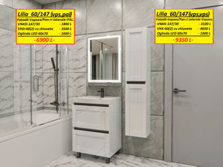 Мебель в ванную МДФ краска-глянец/мат.Фабрика.Mobilier baie MDFvopsea-lucios/mat.De la producator. фото 2