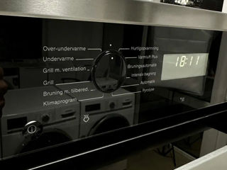 Духовка Miele + микроволновая печь в черном стекле! foto 9