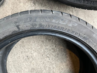 Продам 2 б.у ската 215/45 R18 Dunlop Sp sport maxx foto 6