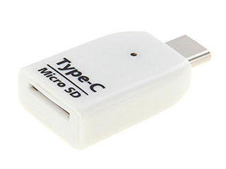 Картридер USB тип-С micro SD адаптер для Macbook, переходник кабель USB Type-C  - USB 3.0 foto 1