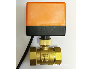 Electric Motorized Ball Valve DN15 (1/2") Шаровый кран с электроприводом foto 4