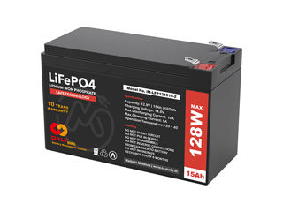 Battery LiFePO4 (LFP) 12,8V 15A DALY BMS 128W 192W 256W 384W 768W