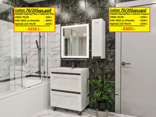 Мебель в ванную МДФ краска-глянец/мат.Фабрика.Mobilier baie MDFvopsea-lucios/mat.De la producator. фото 4