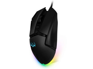 Gaming Mouse Sven Rx-G975, Optical, 200-10000 Dpi, 10 Buttons, Soft Touch, Rgb, Black, Usb