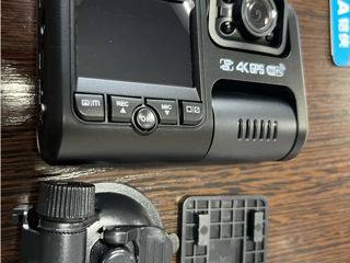 Видеорегистратор на 2 камеры Range Tour D30H + GPS,WiFi, 4K,  запись салона