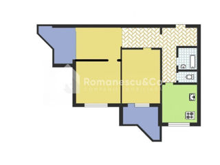 Apartament cu 2 camere, 53 m², Botanica, Chișinău foto 8