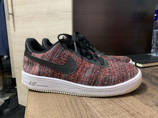 Nike Air Force 1 Flyknit 2.0 University Red Black