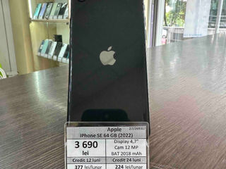 Apple iPhone SE 64 Gb  (2022) Bateria 98%- 3690 lei