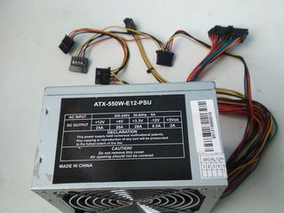 Surse PC 400-550W fan 80 mm și 120 mm foto 2