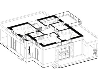 Casă de locuit individuală P+E, stil modern, proiecte case/ arhitect/ inginer/ renovare/ construcții foto 8