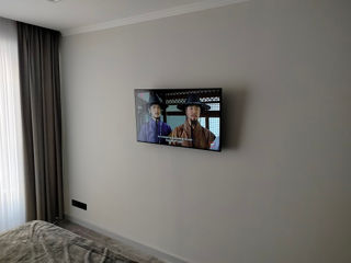 Монтаж телевизоров на стену. Montarea televizorului pe perete. Suport tv. foto 2