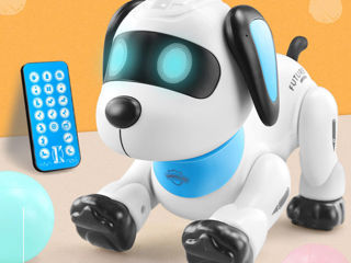 Робот Собака танцующая, детская игрушка. Caine robot, jucarie pentru copii.