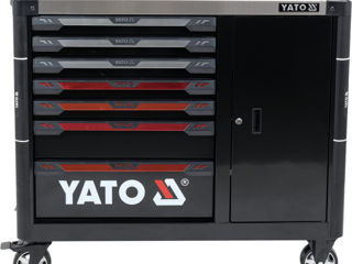 YT-09033 Инструментальная тележка с 7 ящиками     "Yato" foto 2