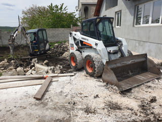Servicii kamaz bobcat demorare evacuare basculanta buldoexcavator excavator miniexcavator foto 2