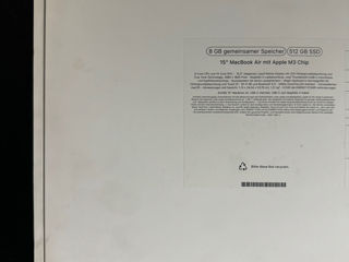 New Apple Macbook Air 15 m3 512gb foto 2