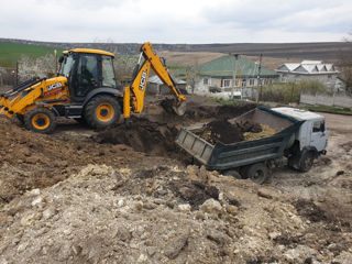Servicii bobcat excavator buldoexcavator demolare evacuare nisip curățirea terenului kamaz nisip pgs foto 2