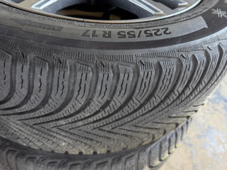 R17 225/55 Jante+Cauciucuri Michelin Alpina 5x112 de iarnă foto 8