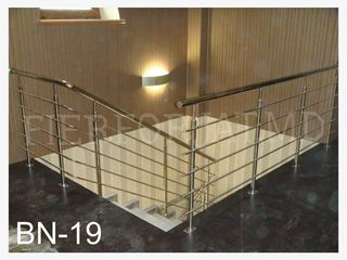 Balustrade Inox, balustrade la scari, perile, elemente inox, tabla  inox foto 5