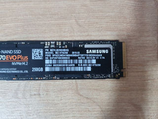 Samsung 970 EVO Plus 250 GB NVMe M.2 SSD