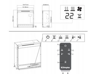Белый электрокамин Dimplex (Канада) ! foto 6