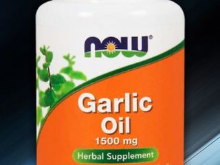 Garlic oil softgels now foods (сша)