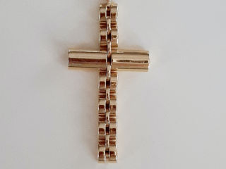 Крест, золото 750 проба, Италия