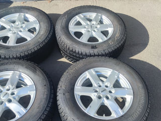 Jante+Anvelope R17 6x114.3 NOI Nissan Navara Pathfinder An. 255/65 R17 Brigestone Blizzac Lipucica foto 1