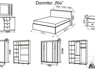 Dormitor Ambianta Rio (Paltin) foto 5