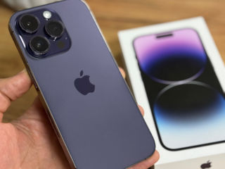 Iphone 14 Pro 256gb E-sim Purple , tot setul ! Original ! garantie !