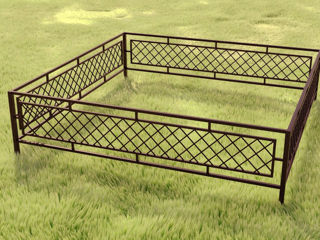 Garduri din metal la cimitir foto 9