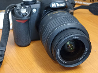 Фотоаппарат 10/10, Nikon D3100 Kit AF-S DX NIKKOR 18-55mm f/3.5-5.6G VR, 250 евро черный
