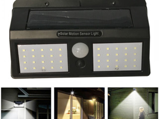 Светодиодный LED светильник на солнечных батареях с датчиком движения! foto 4