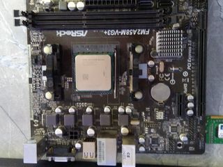 FM2A58M-VG3+ R2.0 + Процессор AMD A4-6300 + ddr3 1600 2*2GB foto 1